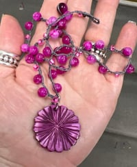 Image 3 of Fushia Pink Tourmaline Necklace