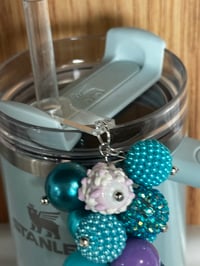 Image 4 of Star Shine Blueberry Milk Tumbler Straw Bauble
