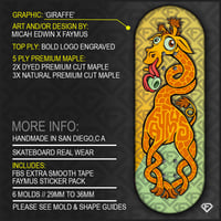 Image 1 of 'GIRAFFE’ GRADIENT + FBS EXTRA SMOOTH TAPE & FAYMUS STICKER PACK