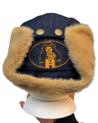 Image 3 of RAW DENIM STITCHWORK HAT F/W ‘26