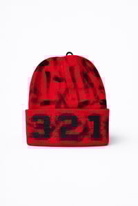 Red Graffiti Beanie 