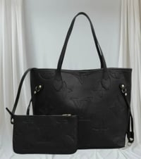 Black Tote Bag Set