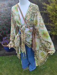 Image 17 of Pefkos co ord sarong set oranges lemons and gold 6-16 uk