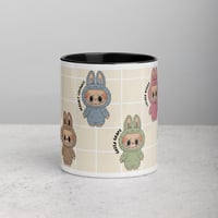 Image 4 of Macaron monsters inspired Mug with Color Inside