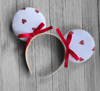 Image 2 of SweetHeart Velvet Bow Ears