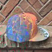 Image 5 of Hand Painted Hat 1 1/1 Flat Brim Hat 