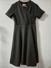 Image 3 of Kylie Jane Tulip dress- textured black branches 