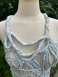 Image 4 of Abstract  String Crochet Coverup 