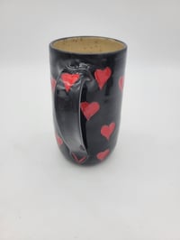 Image 3 of Black Heart Mug  