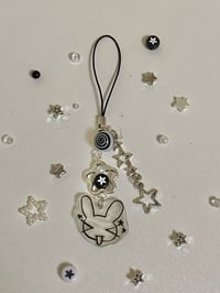 Image 4 of bunny shrinky dink phonecharm
