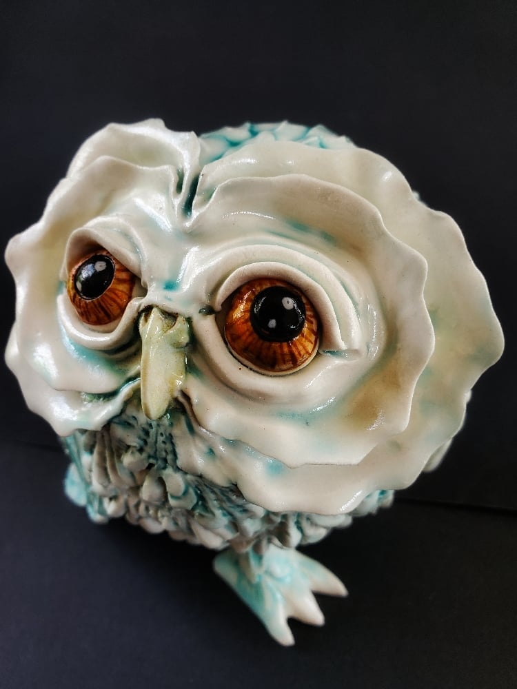 Snowy Feathered Owl #1 Image 5