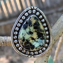 Image 1 of Prince Variscite Handmade Sterling Silver Ring