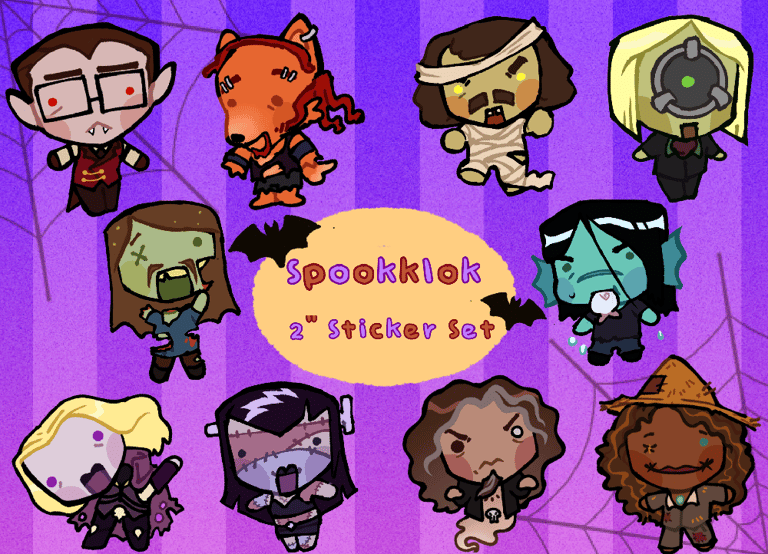 Spookklok stickers (PREORDER!)