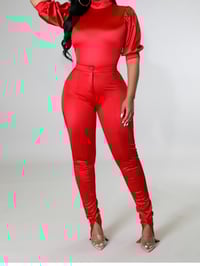 Image 3 of 🌸MAN DOWN SILK BODYSUIT PANT🌸 SET