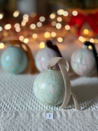 Image 2 of Marbled Ornaments - Merry