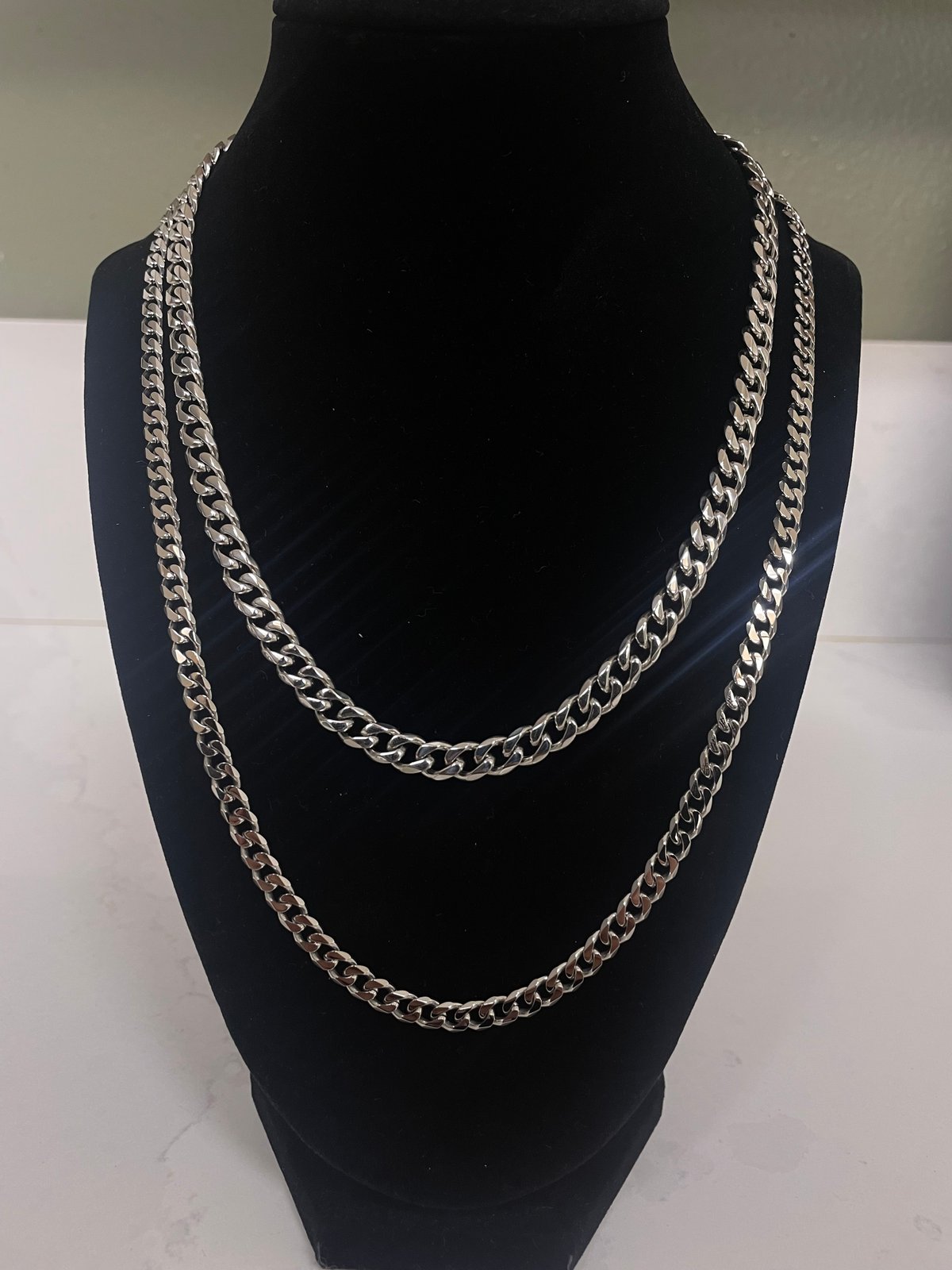 18K Gold Plated Cuban Link Chain For Men DeFrantzDesigns