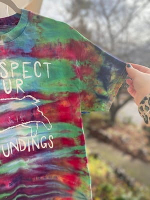 Image of MEDIUM Disrespect Your Surroundings Tie Dye Shirt 4