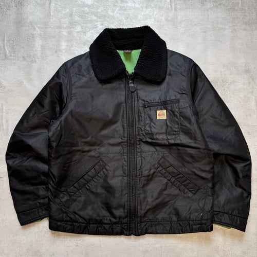 Image of Diesel Shearling Bomber Jacket, size medium