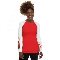 Image 2 of Lipstick and Heel Women's Rash Guard