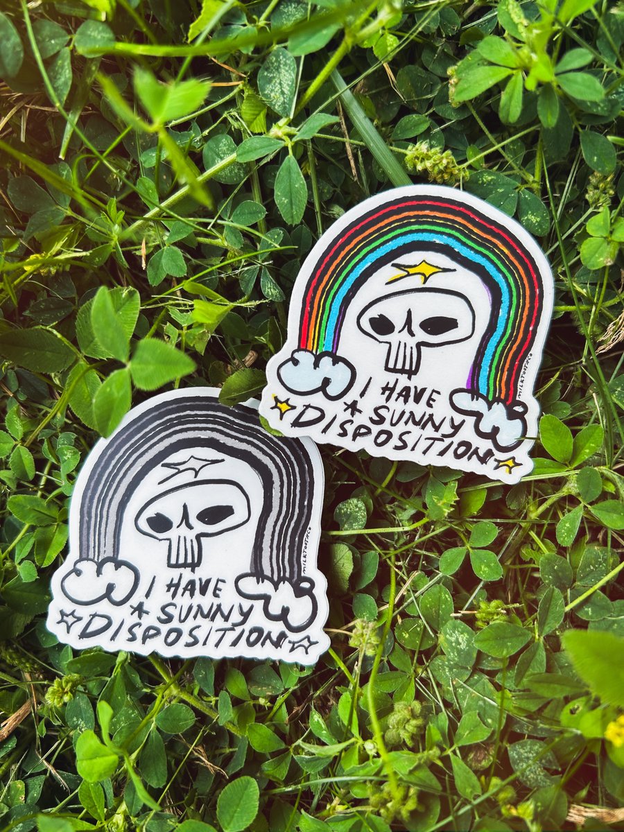 SUNNY DISPOSITION Sticker | milktooth co