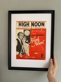 Image 5 of Do Not Forsake Me-Oh My Darlin’ from High Noon, framed 1952 vintage sheet music