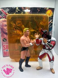 Image 1 of Jushin Thunder Liger Minoru Suzuki two pack - loose with card