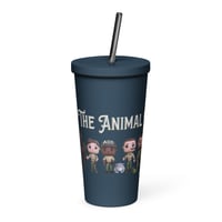Image 16 of The Animal Rescue Squad Insulated tumbler with a straw