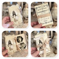 Image 2 of Custom listing for Silvia Sweet Daisy a vintage French lace snippet book and box
