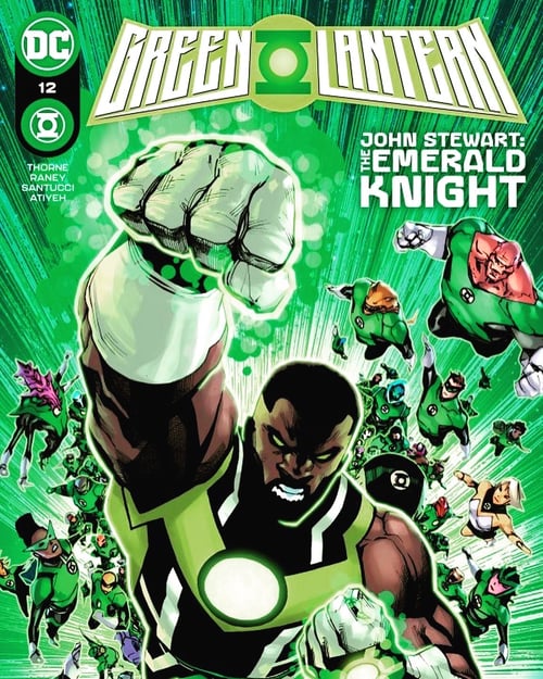 Image of GREEN LANTERN #12 cover 