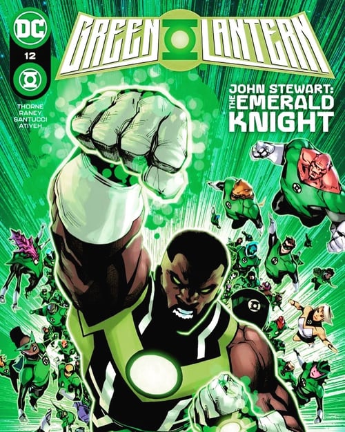 Image of GREEN LANTERN #12 cover