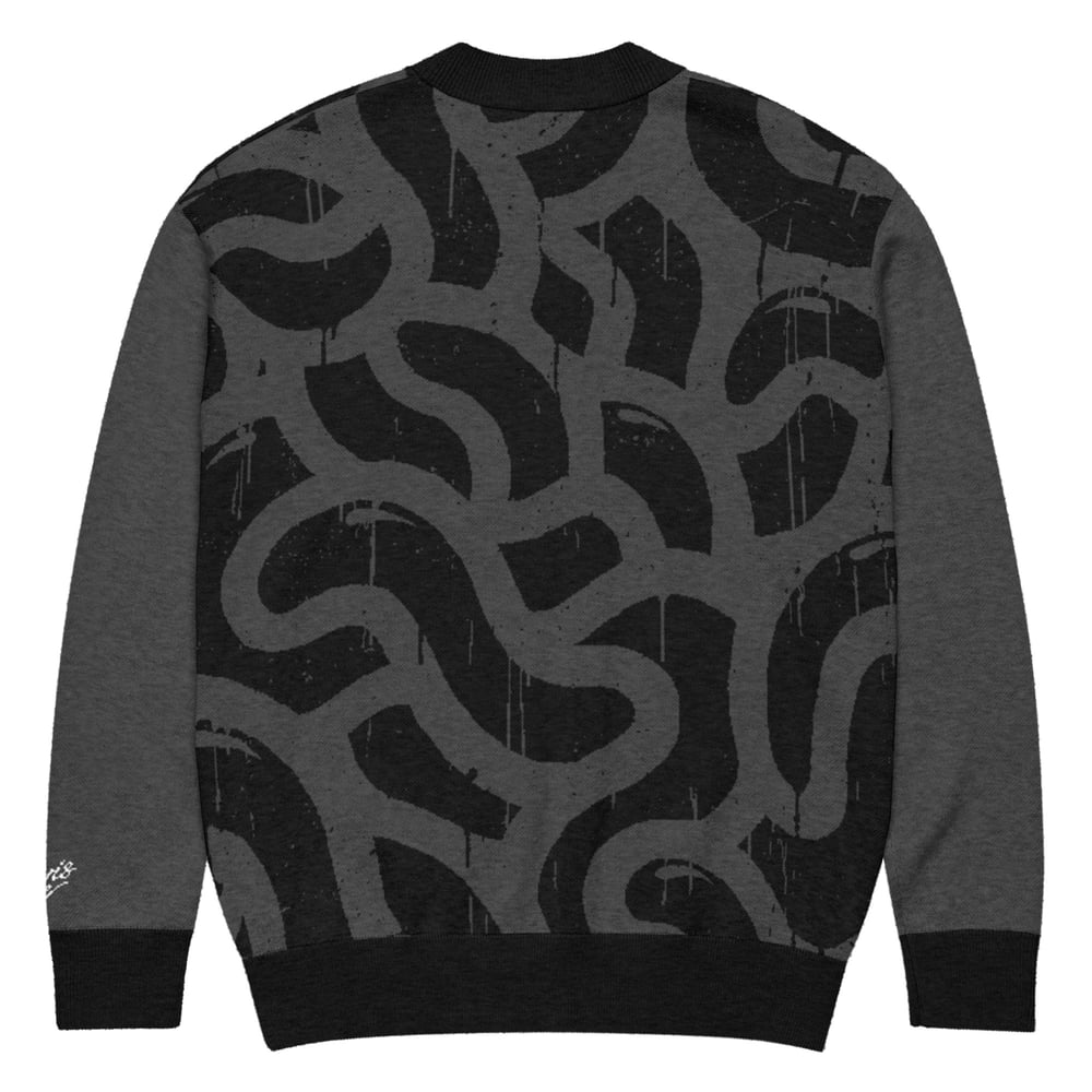 TLA Knitted cardigan -Black