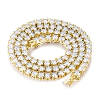 Image 2 of 5mm Diamond Tennis Chain