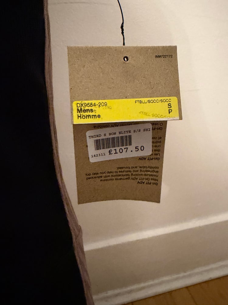 Image of NEW Tottenham Hotspur “SON 7” Match Issued 2023/24 Third Shirt + patches