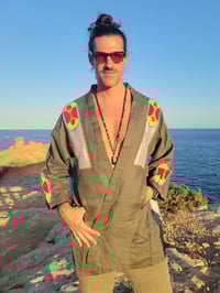 Image 1 of Twinflame Birth Green Kimono