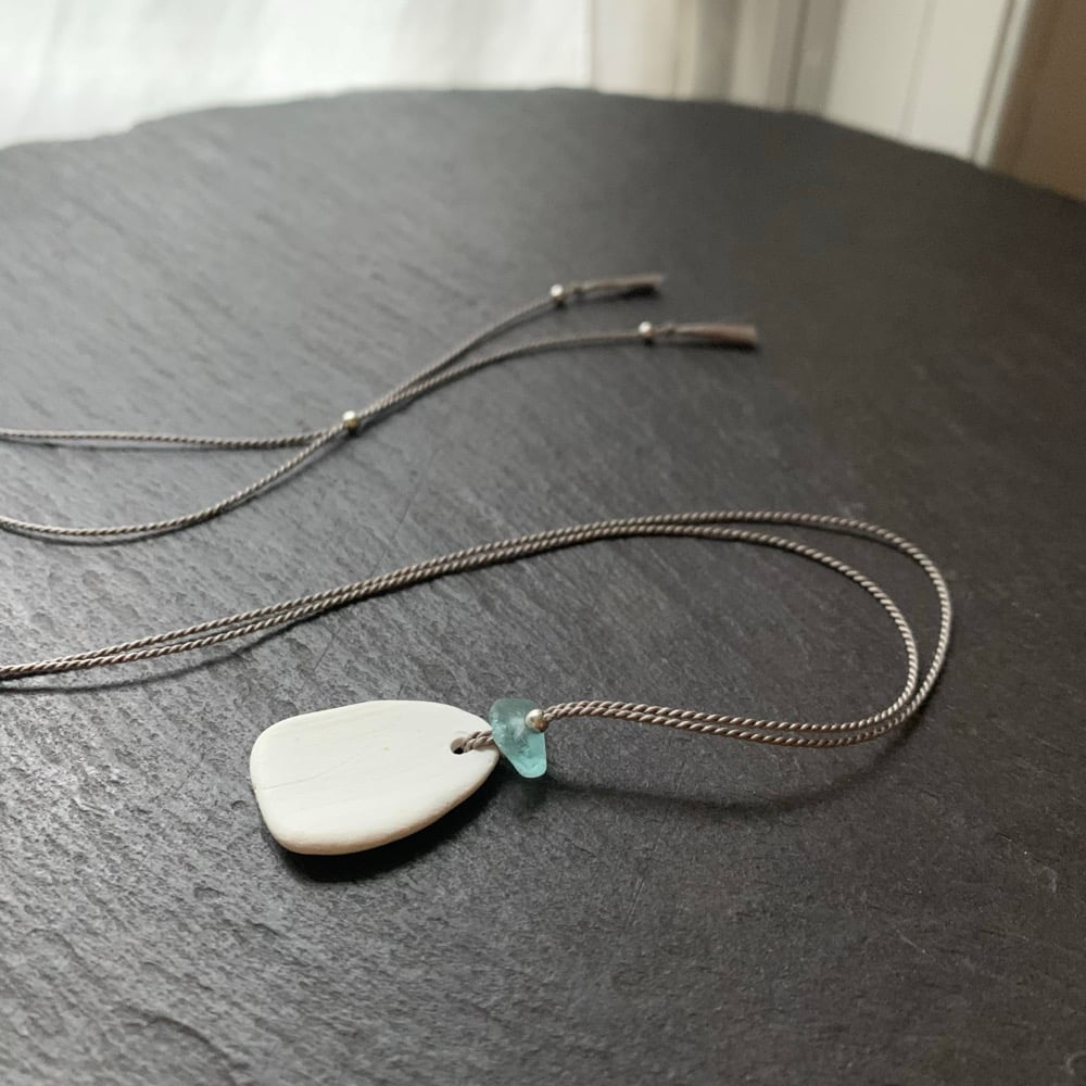 Image of Shell and sea glass necklace