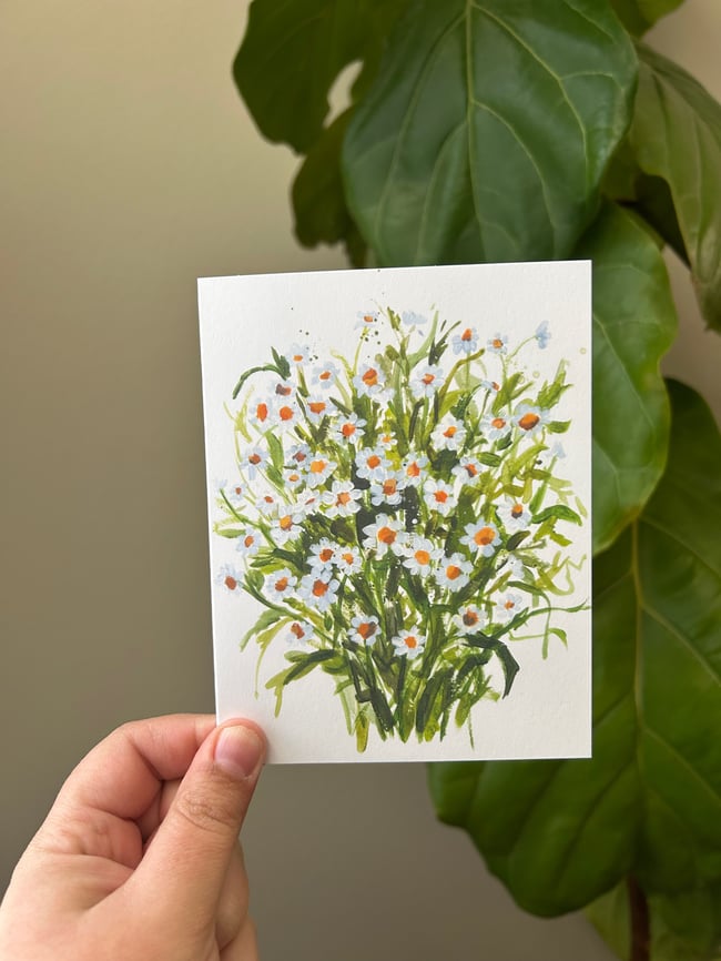 Daisy Notecards- Set of 6