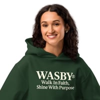 Image 2 of WASBY® Faith & Purpose Premium Christian Hoodie | Faithwear – Walk In Faith, Shine With Purpose
