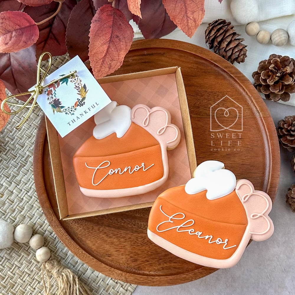 Image of Personalized Pie Slice Placecard