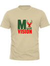 CREAM UNISEX TEE (GREEN & RED) CLASSIC