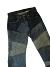 early 1970s patchwork denim Levi's flares