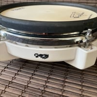 Image 4 of Roland PD-80 x 2 • Pair of 8" Single Zone Mesh Drum Pads • made in Japan • w/ mounts + cables