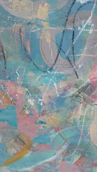 Image 5 of 'The Sanctuary of Pink Noise', Original mixed media on canvas