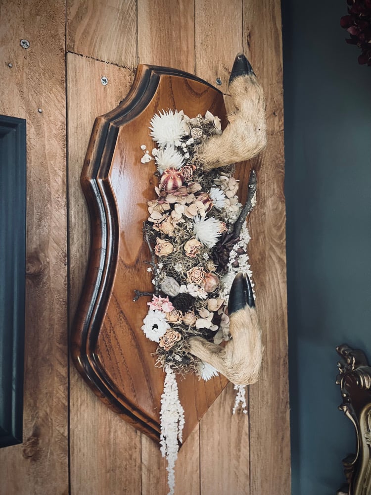Image of Floral Roebuck Hanger / Display 