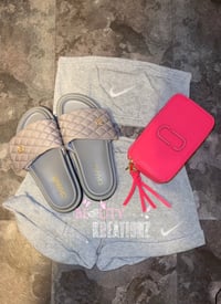 Image 1 of Two piece set w/ Slides & purse 