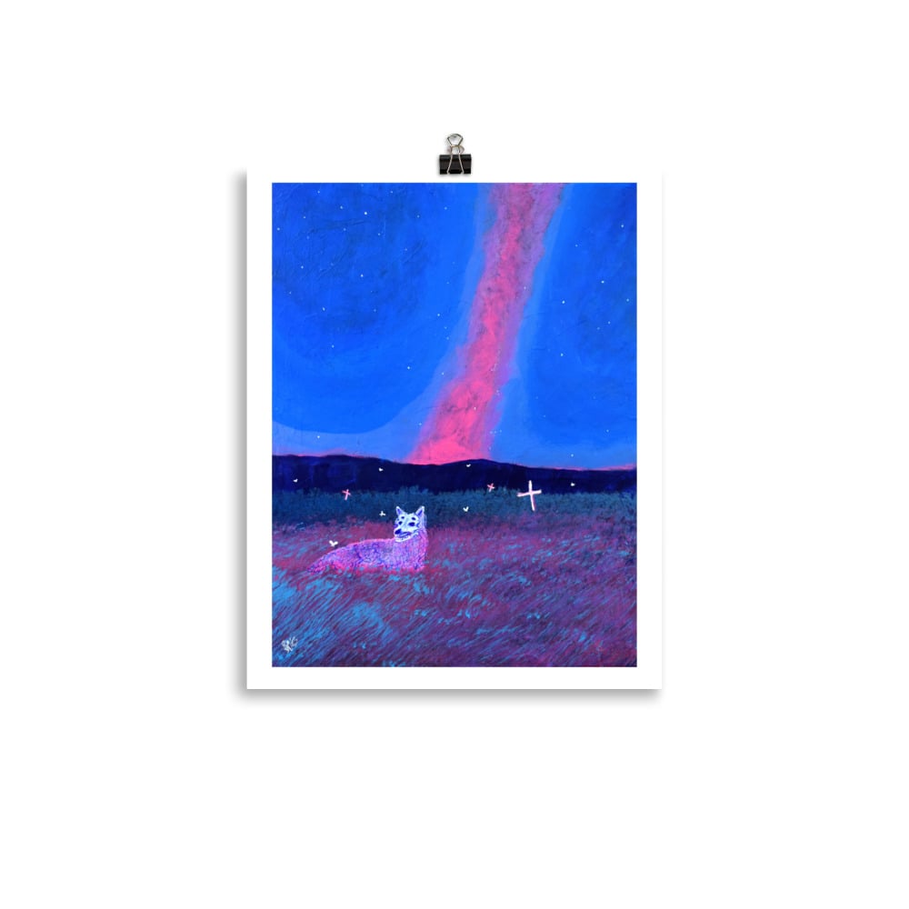 Bellflower Lustre Print