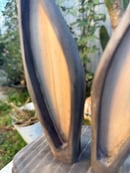 Image 3 of Black Rustic  Bunny lantern