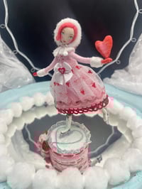 Image 4 of Made to order miniature Valentine ice skater figure