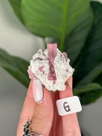 Image 7 of PINK TOURMALINE IN FELDSPAR CLUSTERS -PAKISTAN-