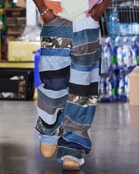 Image 5 of Baggy Recycled Denim Jeans