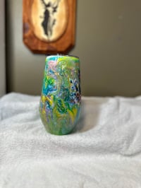 Image 3 of #30 17oz Spring Butterfly Wine Stemmy